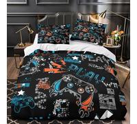 Vue sur le ciel de la galaxie Parure de Lit Microfibre Hypoallergique 3D Imprimée Douce Nuit étoilée Housse de Couette Fermeture Éclair Respirante avec Taie d'oreiller for Femmes King（220x240cm）