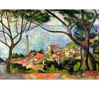 Vue Sur L'estaque De Paul Cézanne