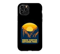 Vue Vintage du Coucher de Soleil sur Le Parc National de Deep Gorge Coque pour iPhone 11 Pro