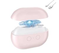 Vueeze EasyClip Smart Nail Clipper, 3-in-1 Multi-Functional Electric Nail Clipper with LED Light & Clip Storage,USB Rechargeable, for Grinding Large Areas and Crevices (Pink)