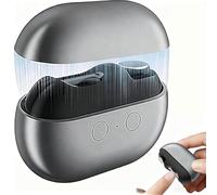 Vueeze Easyclip Smart Nail Clipper, Automatic Nail Clipper Integrated Shear/Grinding System with Led Light & Storage Box (Gray)