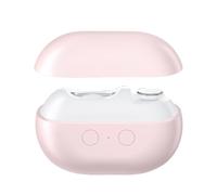 Vueeze Easyclip Smart Nail Clipper, Easy Clip Nail Clippers, 3-In-1 Multi-Functional Smart Nail Clipper, Led Light, USB Rechargeable Nail Trimmer for Seniors Adult (Light Pink)