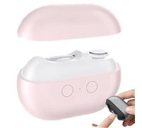 Vueeze Easyclip Smart Nail Clipper, Fanyil/Lifweb Easy Clip 3-in-1 Multi-Functional Smart Nail Clipper, LED Light, USB Rechargeable Nail Trimmer for Seniors Adults(Pink)