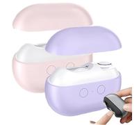 Vueeze Easyclip Smart Nail Clipper, Fanyil/Lifweb Easy Clip 3-in-1 Multi-Functional Smart Nail Clipper, LED Light, USB Rechargeable Nail Trimmer for Seniors Adults(2set-c)