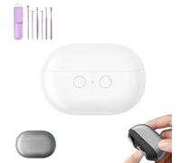 Vueeze Easyclip Smart Nail Clipper, Glosrity Automatic Nail Clipper Electric Nail Trimmer Polisher 2 in 1 Portable Fingernail Cutter,For Men Women Adults Baby Seniors Finger (White)