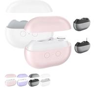 Vueeze Easyclip Smart Nail Clipper, Glosrity/Pubyfun Easy Clip 3-in-1 Multi-Functional Smart Electric Nail Clipper, Nail Trimmer Polisher with LED Light & Clip Storage (B+D)