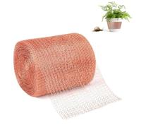 Vueinrg Filet en Cuivre, 12,7cm x 6m Ruban de Cuivre Contre Les Escargots, Piège à Escargots,Double Grillage Anti Rongeur Limaces et Escargots, Protection Parterres Surélevés pour Jardin
