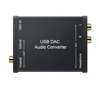 Vueqkueg Convertisseur Audio USB Haute Fidélité pour PC et Console de | Support XP-10, Drack de sortie USB , compatible // pour une écoute améliorée.