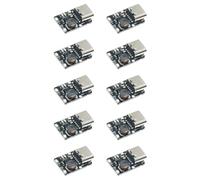 Vueqkueg Module de Charge AutoEntréeSortie Voltage Noir | Commutation automatique entre entrée et sortie; sortie ~5 V et ~450 mA en mode déchargé; veille ~0,8 mA.
