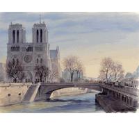 Vues de Paris à l'aquarelle - Thierry Duval - Gourcuff Gradenigo - relié - Monographie