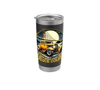 Vues emblématiques de Deuce Coupe Classic Wheels Gobelet isotherme en acier inoxydable double paroi