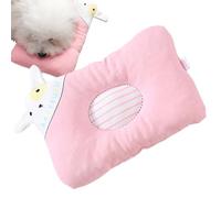 Vuggdt Oreiller apaisant pour chien | Oreiller de sommeil doux pour animal de compagnie | Oreiller en peluche confortable | Oreillers pour tête d'animaux de compagnie | Oreiller carré respirant et