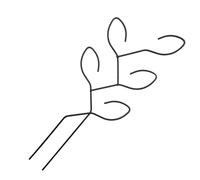 Vuggdt Petit Treillis pour en Pot - Support de Jardin en Forme de Feuilles, Support Stable et Robuste pour d'intérieur et d'extérieur