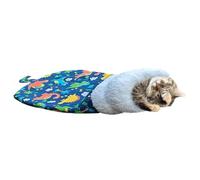 Vuggdt Sac de couchage en peluche pour chat | Sac de couchage enveloppant à 360 degrés pour chats d'intérieur - Deux couches anti-gel en peluche chaude pour chaton de moins de 7,5 kg