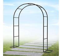 VUIKLCty Arche de Jardin en métal, Cadre en Acier, Grille for Roses de Jardin, Arc for Plantes grimpantes Lourdes et Solides(W3M*H2.2M)