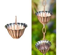 VUIKLCty Chaîne de Pluie for Drainage des Avant-toits, chaîne de récupération de Pluie, décoration de Jardin, for gouttière de Toit de Temple(Style2,200cm (6.5ft))