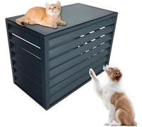 VUIKLCty Climatiseurs extérieurs en Aluminium et Panneaux de clôture for poubelles