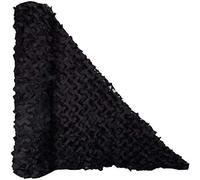 VUIKLCty Facile Rouleaux en Vrac, Stores de Chasse for auvents, Camping, tir, Filet de Camouflage de l'armée, arrière-Plans de Photos de fête Portable(Black,1.5 * 10M)