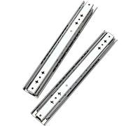 VUIKLCty Full-Extension Ball Bearing Guide Rails Three-Section Side-mounting Track(800mm/32inch)