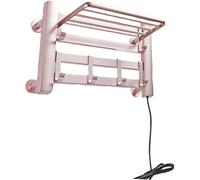 VUIKLCty Haute qualité Sèche-Serviettes de Salle de Bain, sèche-Serviettes Mural et sur Pied, 4 Chauffe-Serviettes Chauffants Accessoires de Salle de Bain(Pink)