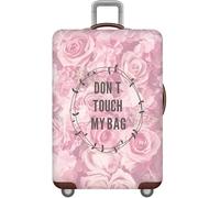VUIKLCty Housse de Protection élastique for Valise de 18 à 32 Pouces, Housse de Protection for Chariot, Lavable, Anti-Rayures, for Princesse Fille(Pink Rose,L)