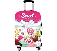 VUIKLCty Housse de Protection élastique for Valise de 18 à 32 Pouces, Housse de Protection for Chariot, Lavable, Anti-Rayures, for Princesse Fille(Lollipop,S)