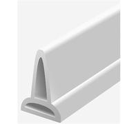 VUIKLCty Joints de Douche de 50mm de Haut, barrages de seuil de Douche au Sol for pièce Humide, Plans de Travail avec stoppeur Pliable, éviers de Cuisine en Caoutchouc de Silicone(9m/354 inch)