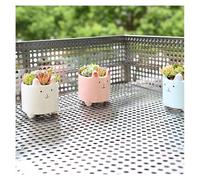 VUIKLCty Organigramme Grille de Protection de Balcon en tôle perforée en Acier Inoxydable 304, Grille métallique perforée for Balustrade de Balcon et terrasse Rangement des Outils(57x50 cm)