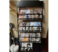 VUIKLCty Porte-revues sur Pied, Porte-brochures, Porte-revues, Organisateur de littérature, Support Manuel(Black)