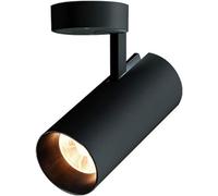 VUIKLCty Projecteur cylindrique Noir Robuste à Montage en Surface, lumières artistiques for peintures COB LED, éclairage Mural for Image, Plafond(3000k,7W)