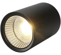 VUIKLCty Projecteur LED Montage en Surface Plafonnier Balcon Toilette Salle de Bains Downlight Haute Lumière COB Plafonnier Projecteur Créatif Rond Grille Panneau Plafonnier(Warm Light)