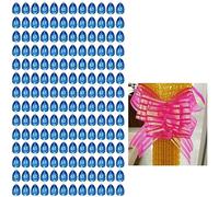 VUIKLCty Rideaux décoratifs avec lanière de Rideau en Perles acryliques, for Chambre à Coucher, Salon, entrée et Salle à Manger(A,100strands-100x200cm)