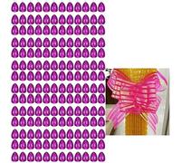 VUIKLCty Rideaux décoratifs avec lanière de Rideau en Perles acryliques, for Chambre à Coucher, Salon, entrée et Salle à Manger(H,100strands-100x200cm)