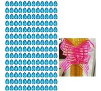 VUIKLCty Rideaux décoratifs avec lanière de Rideau en Perles acryliques, for Chambre à Coucher, Salon, entrée et Salle à Manger(E,80strands-80x180cm)