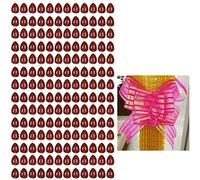 VUIKLCty Rideaux décoratifs avec lanière de Rideau en Perles acryliques, for Chambre à Coucher, Salon, entrée et Salle à Manger(C,100strands-100x200cm)