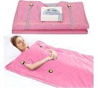 VUIKLCty Sauna à la Maison Couverture de Sauna Transpiration Perte de Poids avec Mise en Forme de Poids Perte de Poids Fitness 2 Zones Femmes Fitness Machine(Silver)