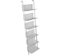 VUIKLCty Support de Stockage de disques, bibliothèque à étagère métallique sur Pied, Organisateur de fichiers Mural, Organisateur d'affichage de journaux et de Magazines(6 Floors)