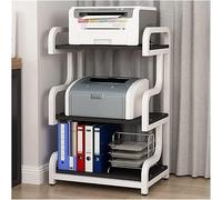 VUIKLCty Support d'imprimante sur Pied, utilisé for Les télécopieurs, Les scanners, Les imprimantes de Documents, Les étagères de Stockage à Domicile(Black)