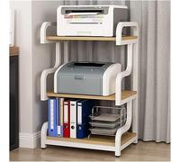 VUIKLCty Support d'imprimante sur Pied, utilisé for Les télécopieurs, Les scanners, Les imprimantes de Documents, Les étagères de Stockage à Domicile(Giallo)