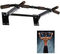 VUIKLCty Support Mural Autonome Barres de Traction murales for Exercices Musculaires du Haut du Corps Barre supérieure du Cadre de Porte(Black)