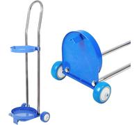VUIKLCty Support pour Bouteille d'oxygène Chariot Porte-Bouteille d'oxygène Portable à capacité Unique, adapté aux laboratoires, hôpitaux et ateliers Fixation de Bouteille de gaz(20L 110cm(43 3/10"))