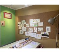 VUIKLCty Tableau en liège de 1/2 Pouces d'épaisseur for enregistrer des Images d'avis, Tableaux d'affichage en liège muraux sans Cadre découpables(1.22x2.46m/48x96in)