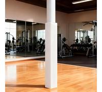 VUIKLCty Wraparound Design for Column Cladding in Gyms and Basements(Bianco,7.8x7.8 inch)