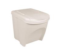 Vuilnisbakken 3 st stapelbaar 75 L polypropeen wit152199