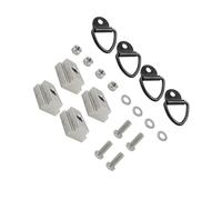 VUIUYOIES Ancrage de Plateau de Camion Robuste, antirouille, Durable et résistant, avec taquets Fixation, Supports et Filetage pour Chargement, pièces Rechange pour ancrage Plateau Camion.