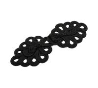VUIUYOIES Bouton de couture à nœud chinois en forme de grenouille, accessoire charmant pour vos projets couture, costumes et vêtements Pour tous les jours, Noir, 22 x 7.5 cm