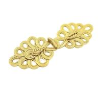 VUIUYOIES Bouton de couture à nœud chinois en forme de grenouille, accessoire charmant pour vos projets couture, costumes et vêtements Pour tous les jours, Or, 22 x 7.5 cm