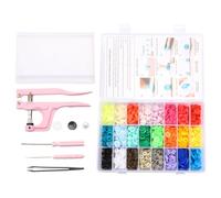 VUIUYOIES Ensemble de boutons pour la confection de vêtements et sacs, ainsi que des outils couture, des boutons-pression, pinces, outils pression et accessoires pour la fabrication