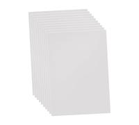 VUIUYOIES Feuilles PVC A4 pour loisirs créatifs et projets de bricolage - Lot de 10 films rigides transparents - Fournitures bureau - Feuilles PVC A4 flexibles - Décoration fenêtres - Loisirs créatifs