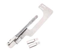 VUIUYOIES Guide de matelassage, Guide de Couture française, Bord Couture réglable, Outil en Acier réglable, Coutures alignées et désactivées lorsqu'elles ne sont Pas utilisées sur des